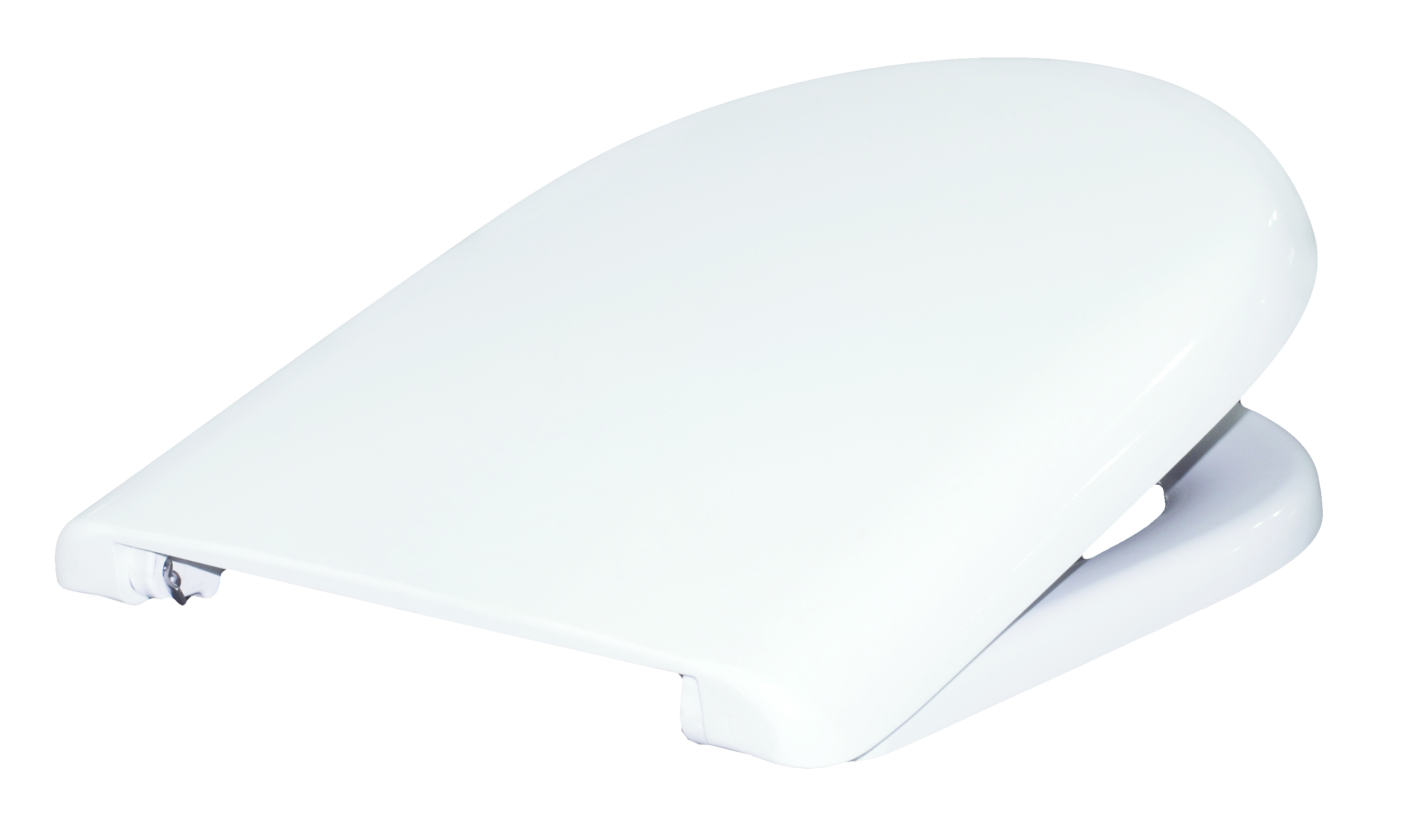 D Shape Soft Close WC Toilet Seat Cover with Different Hinge Option